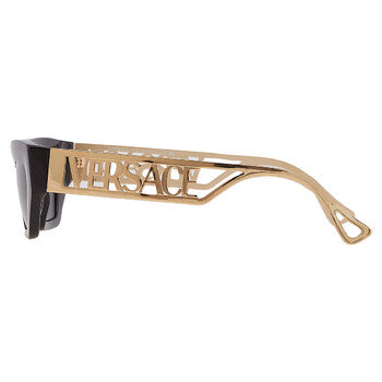 Versace Versace Dark Grey Irregular Ladies Sunglasses VE4432U GB1/87 53