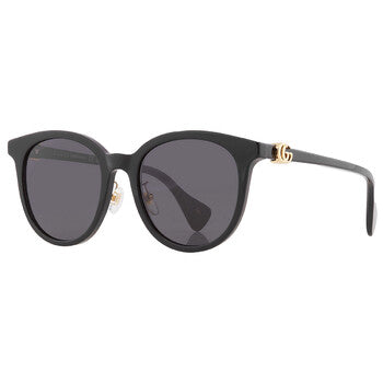 Gucci Gucci Grey Gradient Round Ladies Sunglasses GG1073SK 001 54