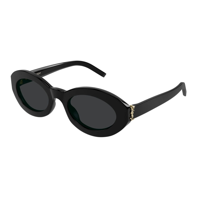 Saint Laurent SLM136/F 001 Shiny Black/Black 53mm