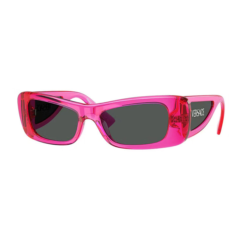 Versace VE4481 543487 Transparent Fluo Fucsia/Dark Grey
