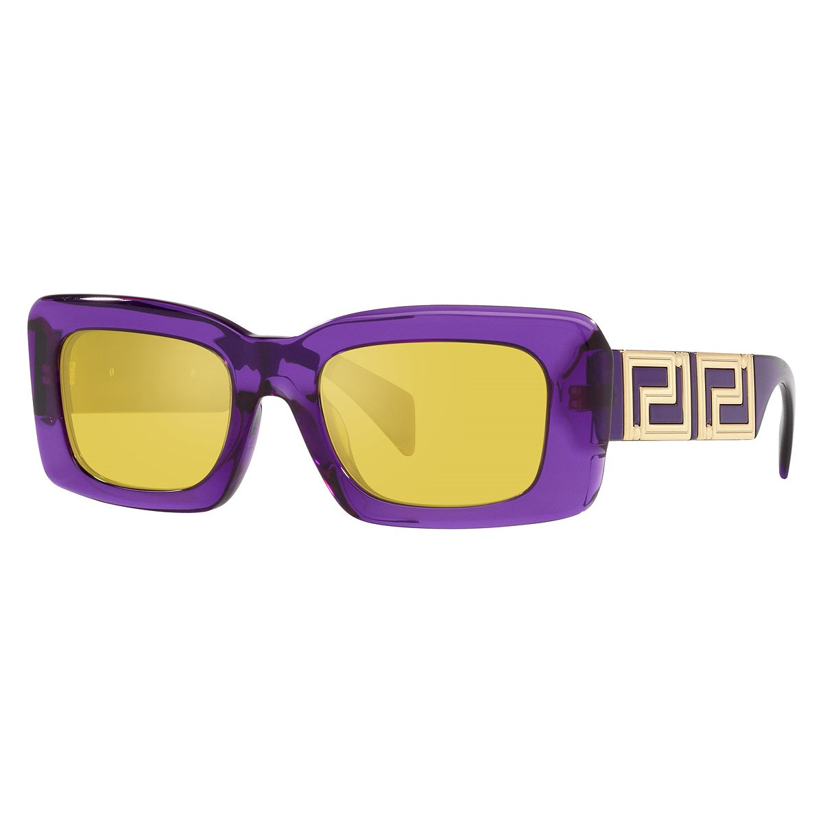 Versace VE4444U 5408V9 Transparent Violet/Yellow Mirror Internal Silver 54mm