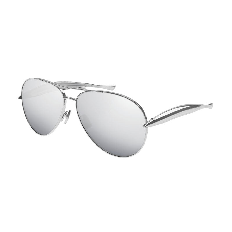 Bottega Veneta BV1305S 003 Silver/Grey Silver Mirror