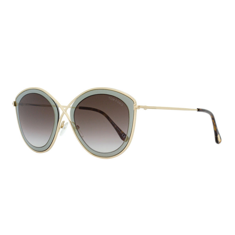 Tom Ford FT0604/S 50K Grey Green With Gold/Brown Gradient 55mm
