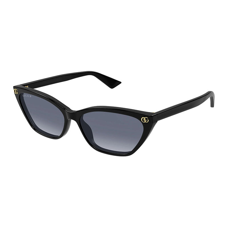Gucci GG1815S 005 Shiny Black/Grey Gradient Polarized 58mm