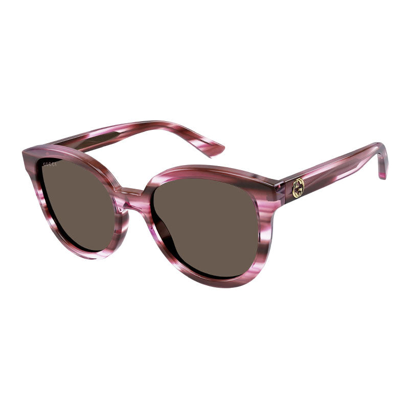 Gucci GG1315S 003 Striated Pink Havana/Brown 54mm