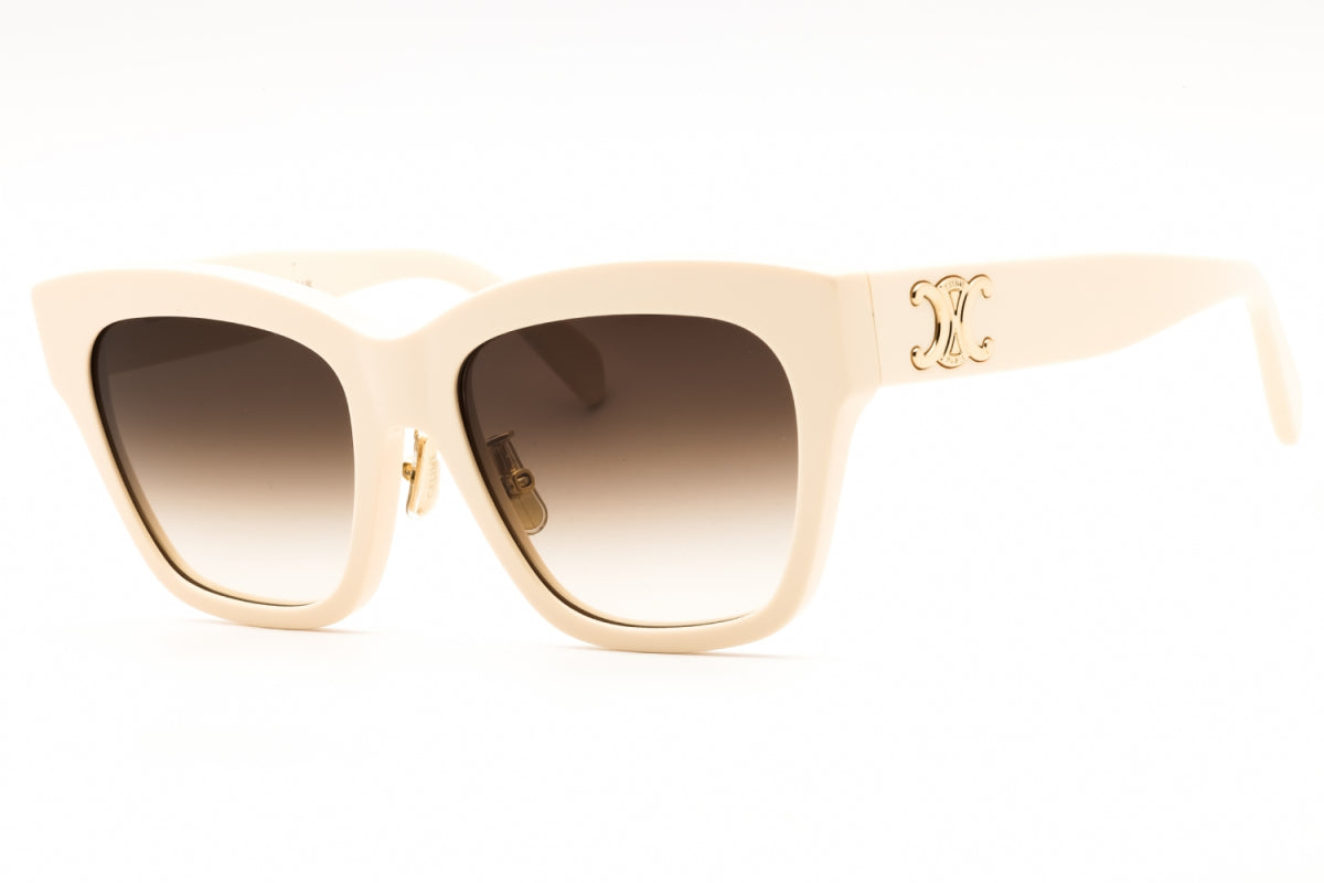 Celine CL40253F TRIOMPHE 25F Cream/Brown Gradient 55mm