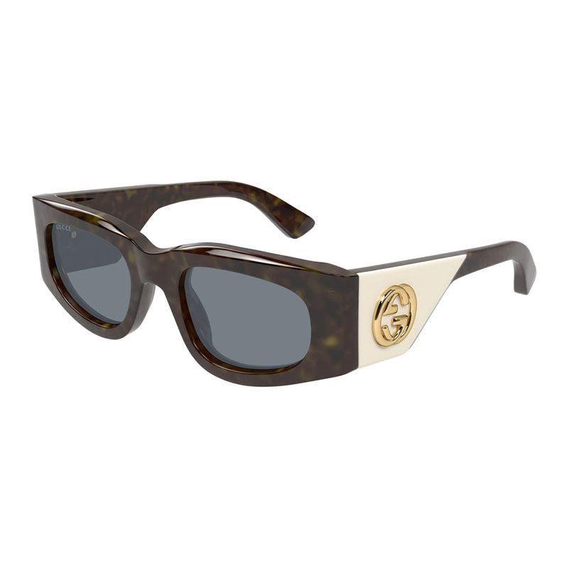 Gucci GG1664S 003 Dark Vintage Havana/Ivory/Grey