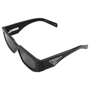 Prada Prada Dark Grey Rectangular Men's Sunglasses PR 09ZS 1AB5S0 54