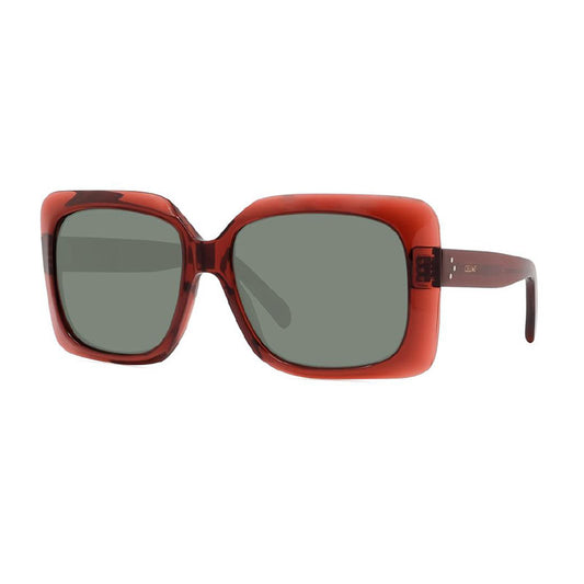 Celine CL40096F 66N Shiny Red/Green 60mm
