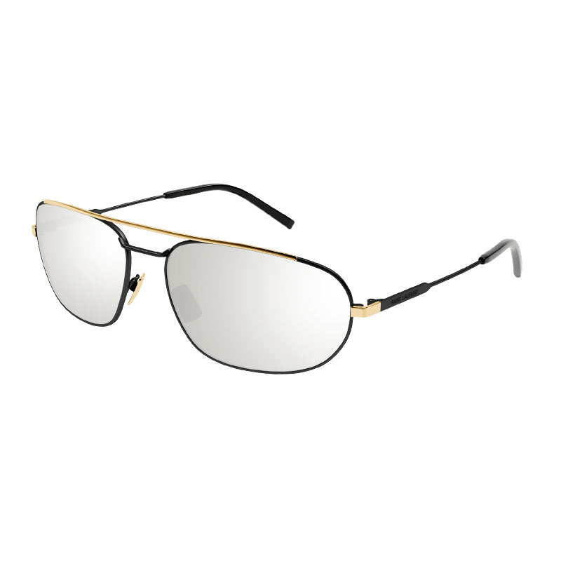 Saint Laurent SL561 003 Black/Grey Silver Mirror