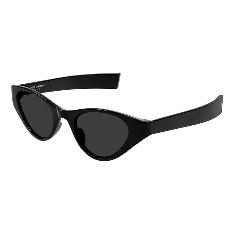 Saint Laurent SL M144 001 Shiny Black/Grey 48mm