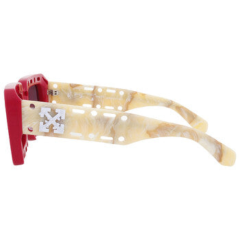 Off-White Off-White Atlantic Full Smoke Pilot Unisex Sunglasses OERI025 2507 52