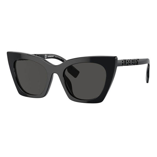 Burberry BE4372U 300187 Shiny Black/Dark Grey 52mm