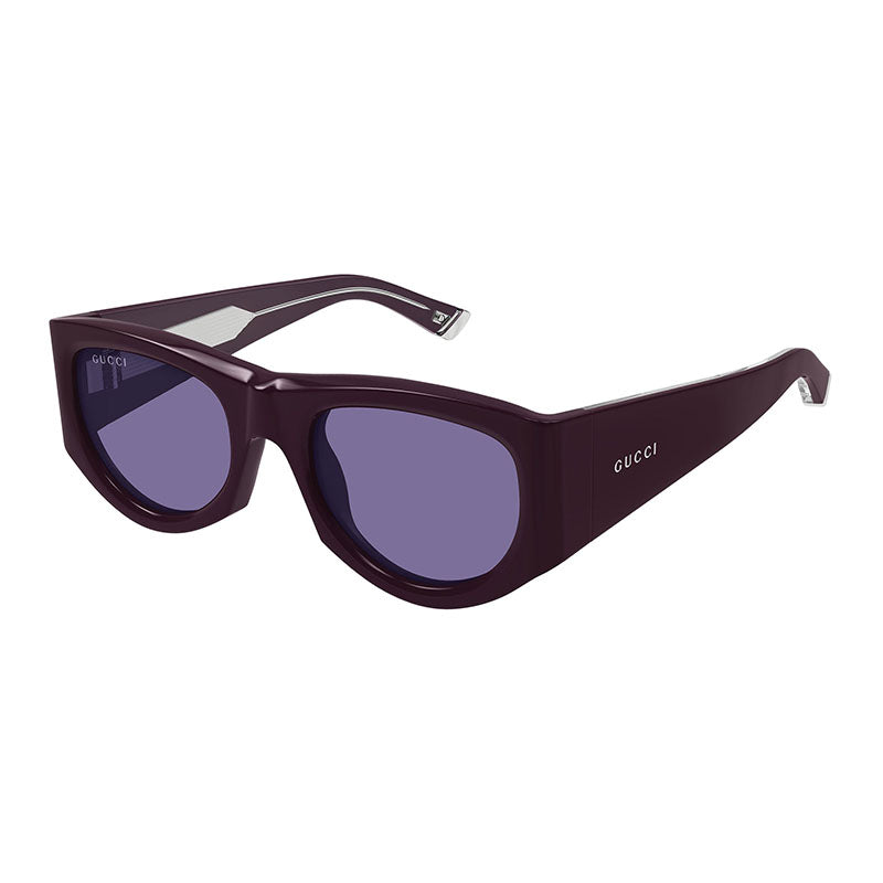 ?️ New Gucci GG1917S 010 Sunglasses - Solid Plum Frame, Solid Violet Lenses ?️ New Gucci GG1917S 010 Sunglasses - Solid Plum Frame  main image 3