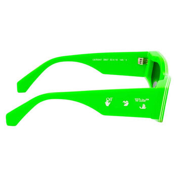 Off-White Off-White Andy Dark Grey Irregular Unisex Sunglasses OERI047 5907 53