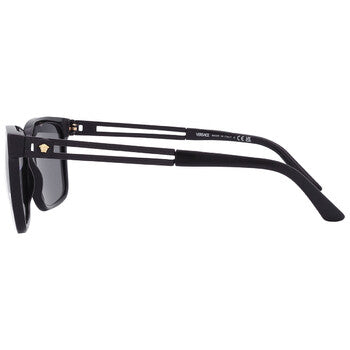 Versace Versace Grey Rectangular Men's Sunglasses VE4307 533287 58