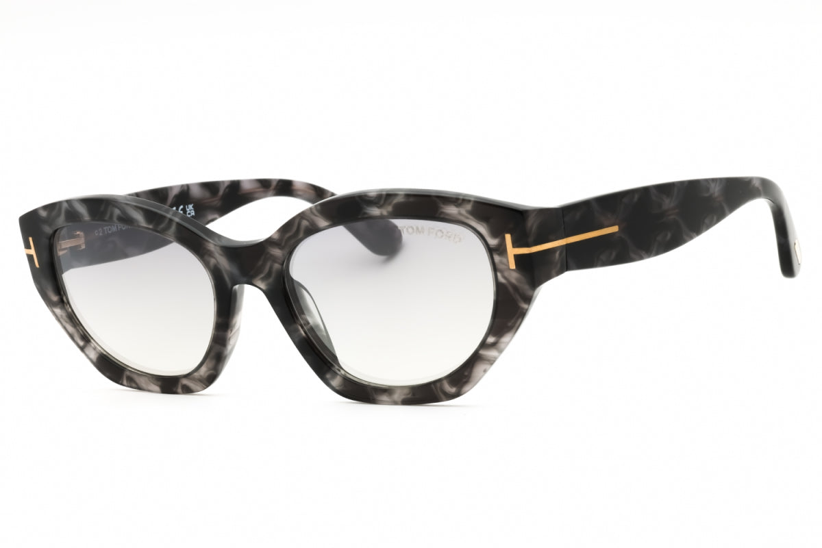 Tom Ford FT1086 55C Coloured Havana/Smoke Mirror