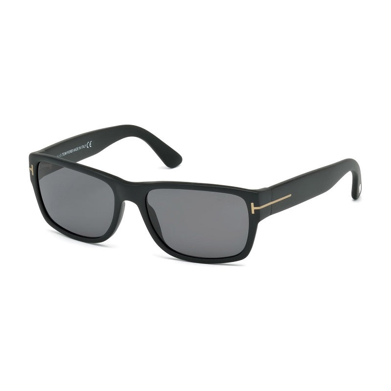 Tom Ford FT0445 02D Matte Black/Polarized Smoke