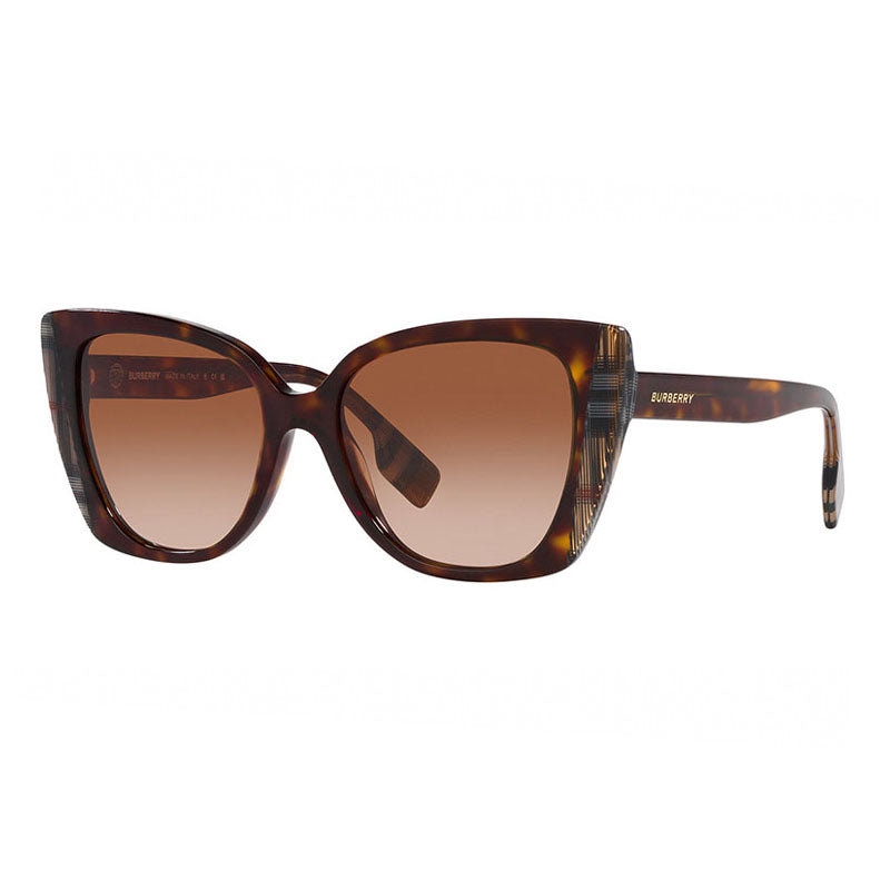 Burberry BE4393F 405313 Dark Havana/Check Brown/Brown Gradient 54mm