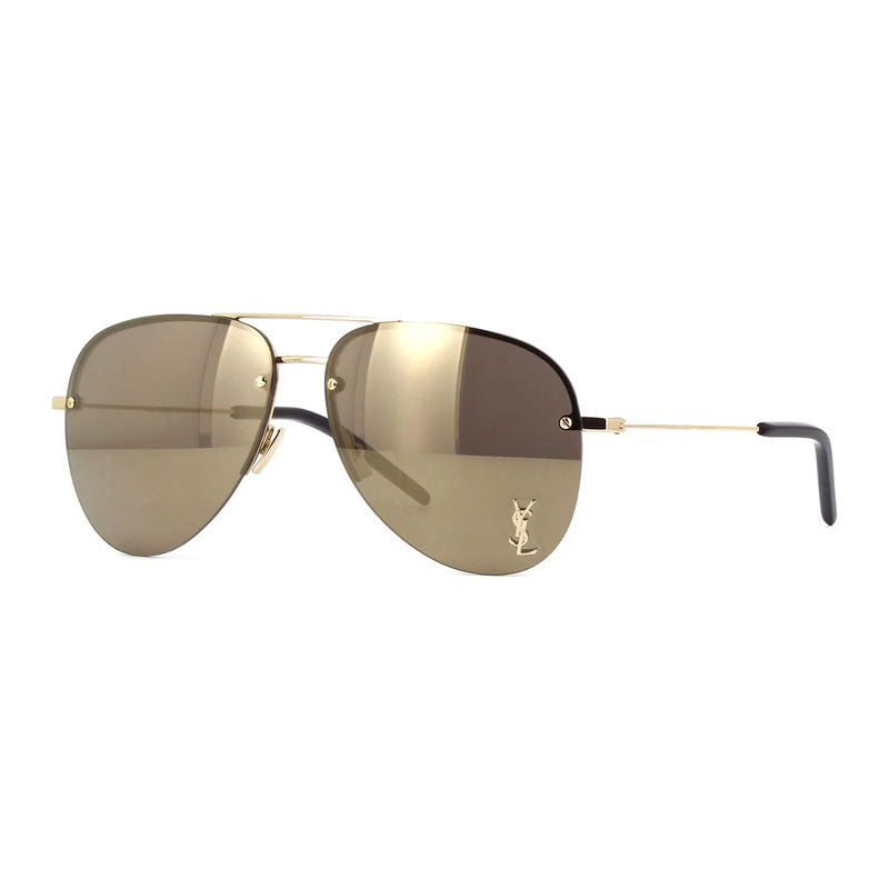 Saint Laurent CLASSIC11M 004 Gold/Brown Mirror