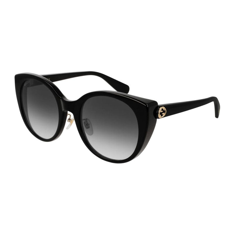 Gucci GG0369S 001 Shiny Black/Grey Gradient 54mm