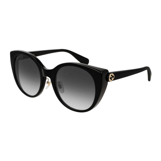 Gucci GG0369S 001 Shiny Black/Grey Gradient 54mm