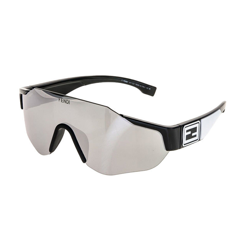 Fendi FE40088U-Y 01C Shiny Black/Silver Mirror 0mm