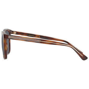 Gucci Gucci Grey Square Men's Sunglasses GG0381SN 009 57