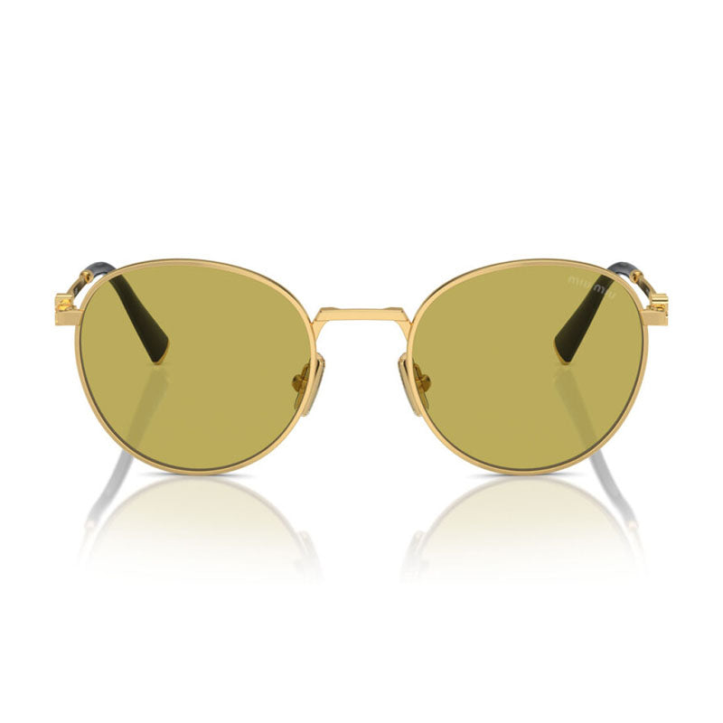 Miu Miu MU 55ZS 5AK07O Gold/Olive Green
