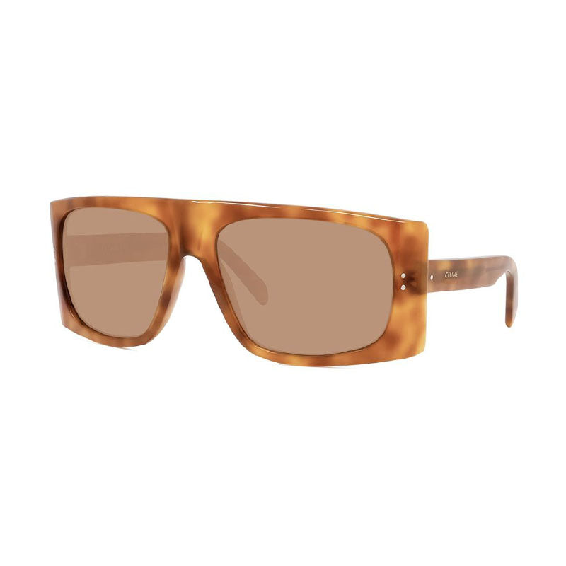 Celine CL40089I 53E Shiny Blonde Havana/Brown 67mm