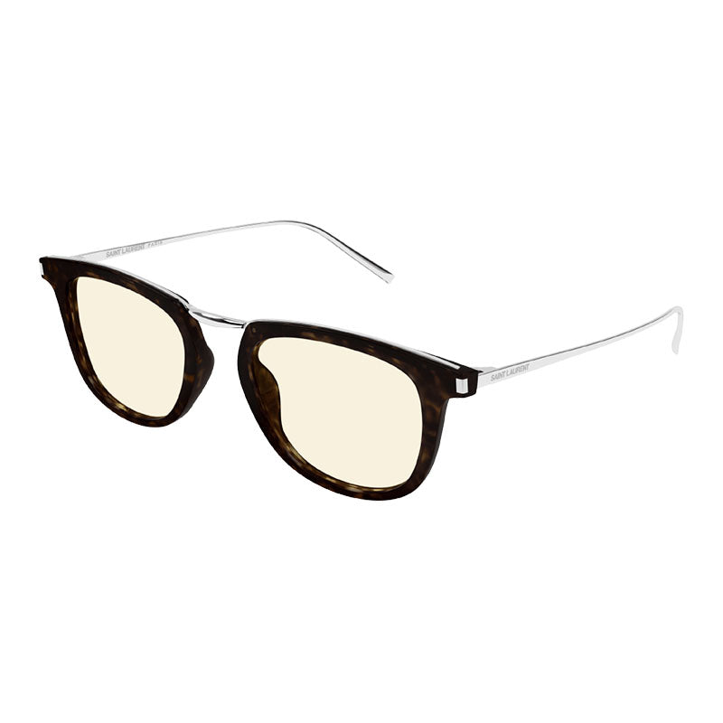 Saint Laurent SL 753 004 Dark Havana/Silver/Light Yellow