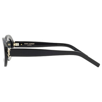 Saint Laurent Saint Laurent Black Oval Ladies Sunglasses SL M136 001 52