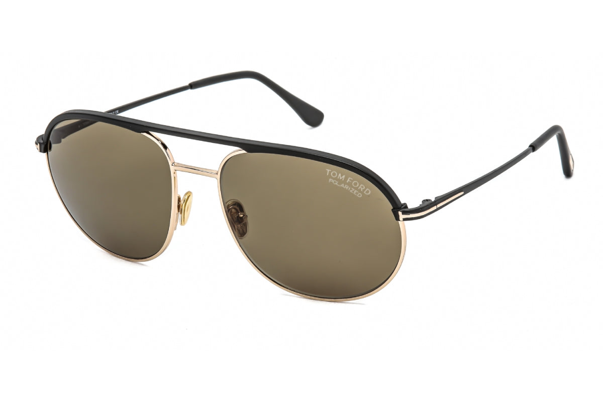 Tom Ford FT0772 02H Matte Black/Brown Polarized 59mm