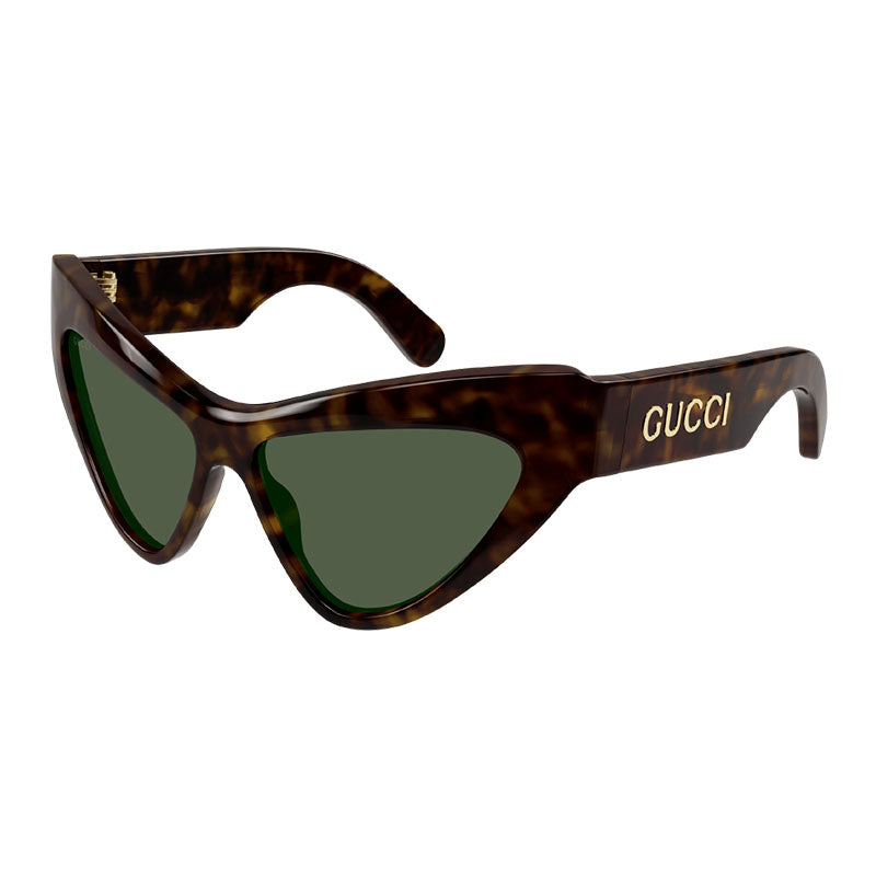 Gucci GG1294S 004 Dark Havana/Green – Sugee Lux - Luxury Shades display picture 3