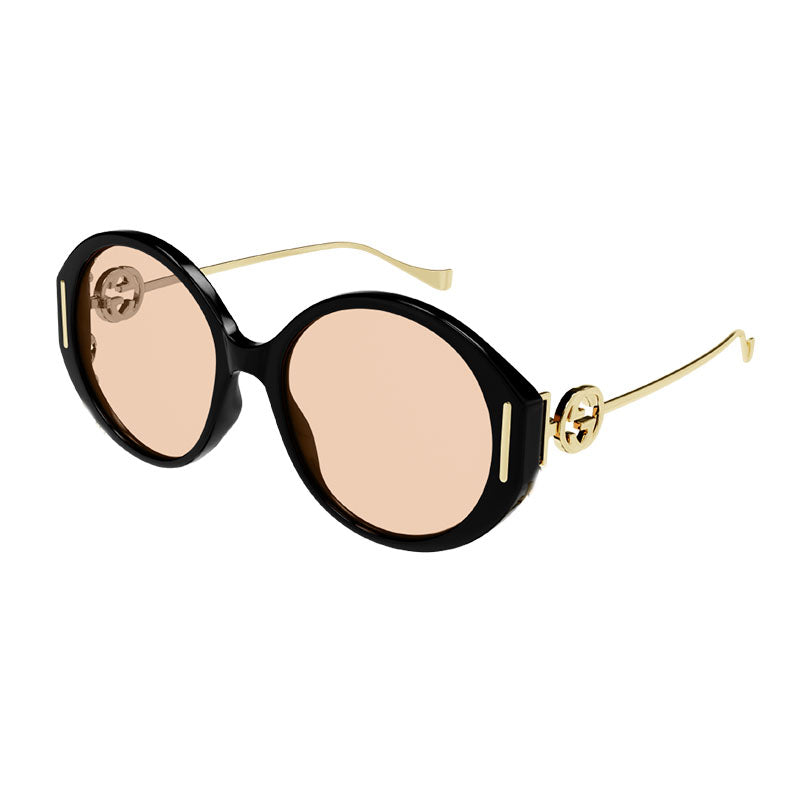 Gucci GG1202S 002 Black/Gold/Gold Pink 57mm