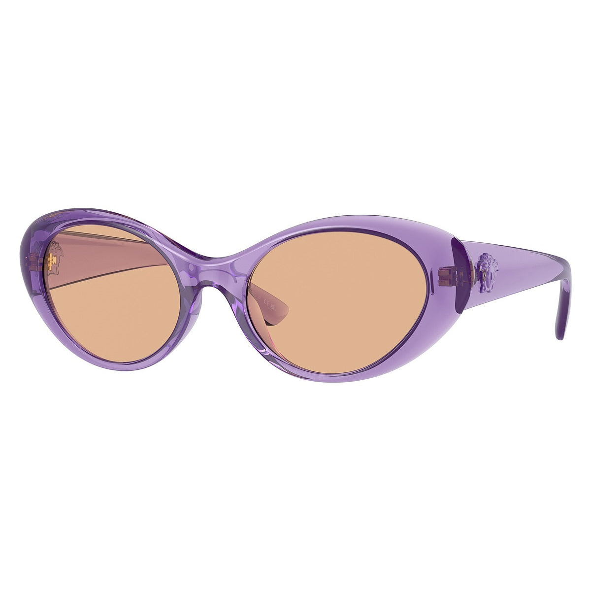 Versace VE4455U 1261244 Transparent Purple/Dark Brown 53mm