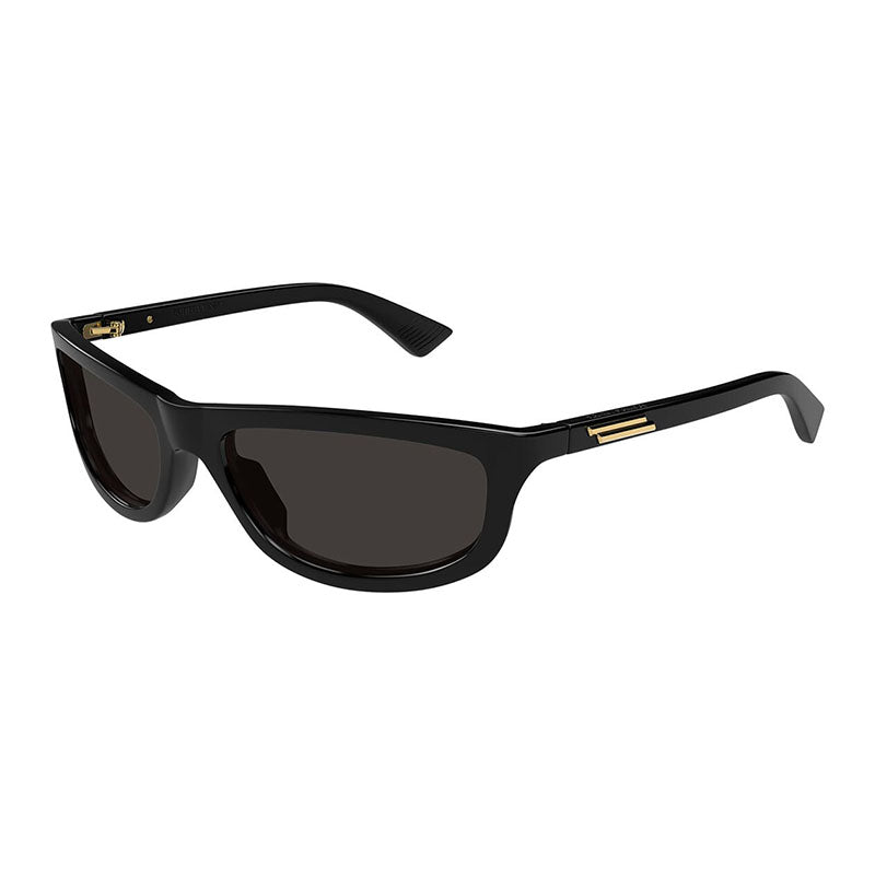 Bottega Veneta BV1327S 001 Shiny Black/Grey