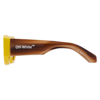 Off-White Off-White Joan Dark Grey Oval Unisex Sunglasses OERI041 1807 53