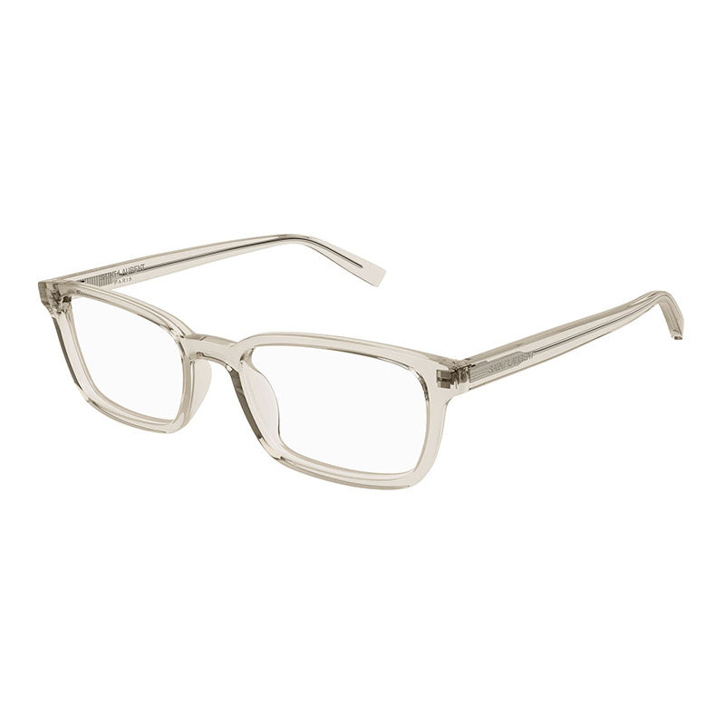 Saint Laurent SL671 004 Transparent Beige/Clear Demo Lens