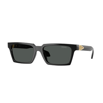 Versace Versace Dark Grey Rectangular Men's Sunglasses VE4490U GB1/87 55