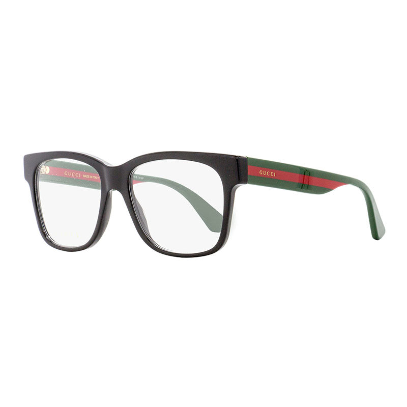 Gucci GG0342O 004 Black/Green/Red/Clear Demo Lens 56mm