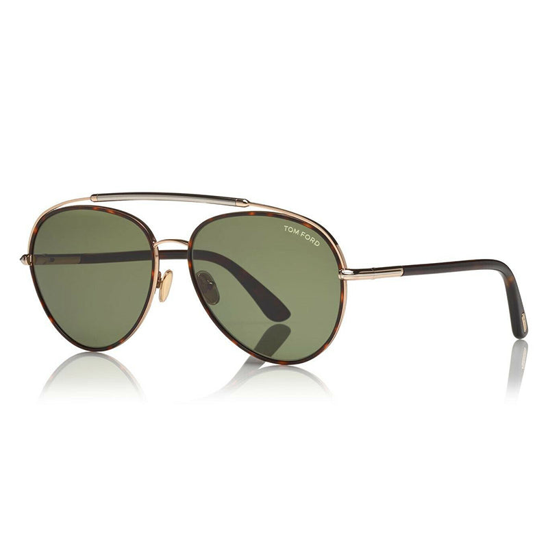 Tom Ford FT0748 52N Dark Havana/Green 59mm