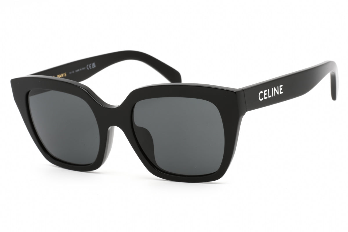 Celine CL40198F 01A Shiny Black/Smoke 56mm
