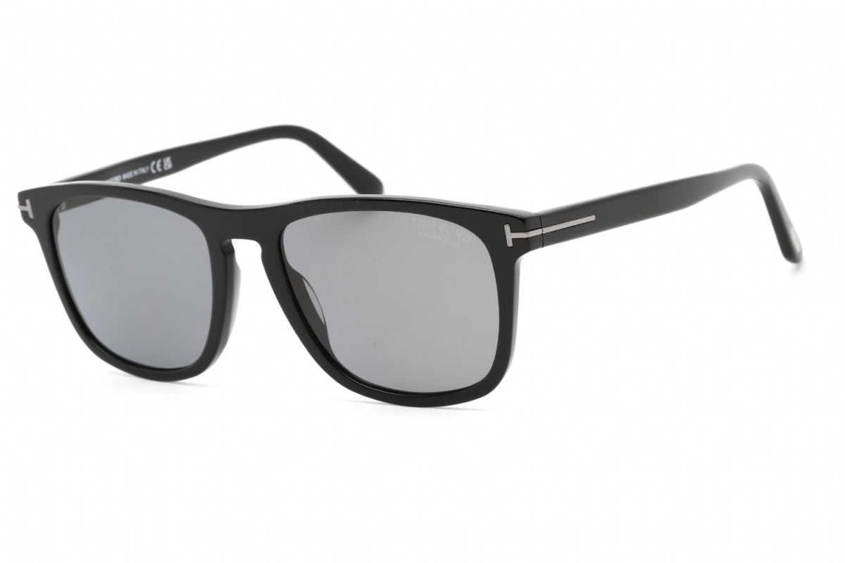 Tom Ford FT0930-N 01D Shiny Black/Smoke Polarized 56mm