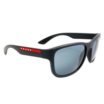 Prada Prada Linea Rossa Grey Mirror Square Men's Sunglasses PS 01US UFK5L0 59