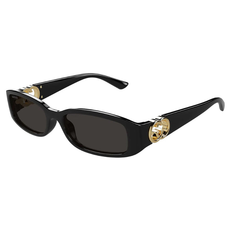Gucci GG1661S 001 Shiny Black/Grey 54mm