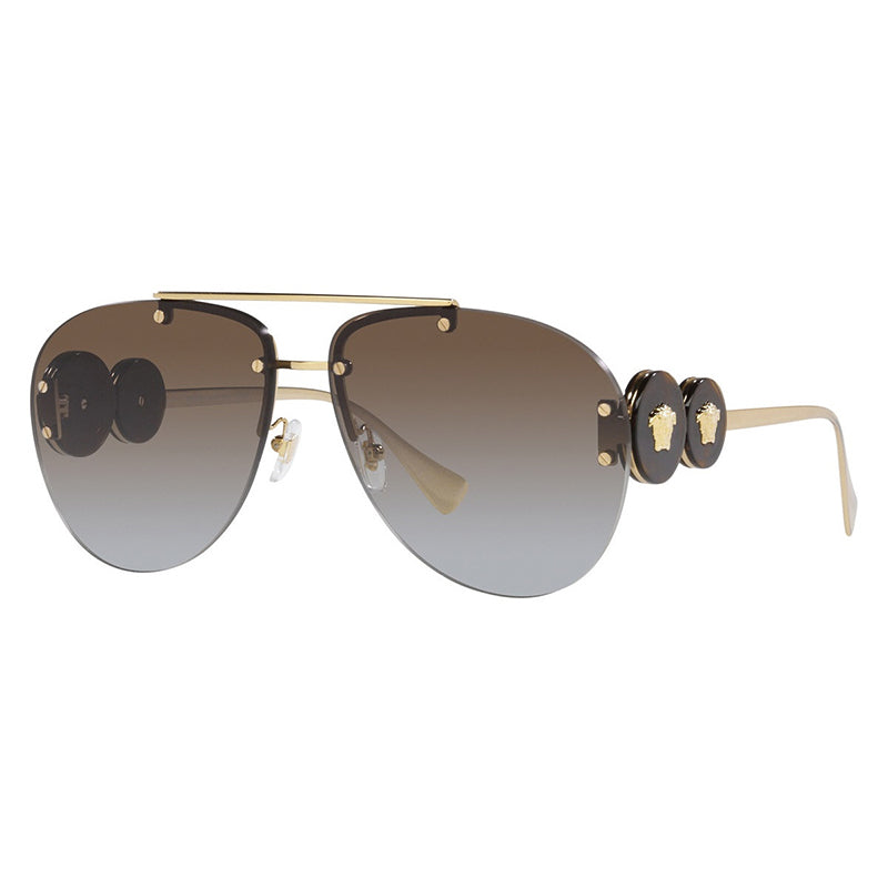 Versace VE2250 148889 Gold/Grey Gradient Brown 63mm