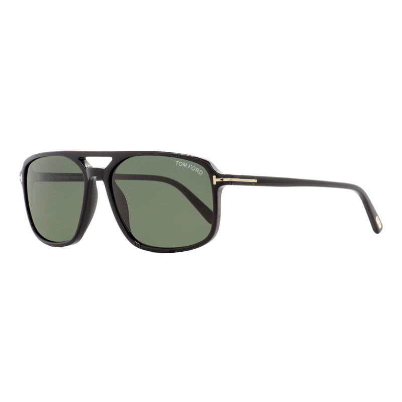 Tom Ford FT0332 TERRY 01B Shiny Black/Green 60mm