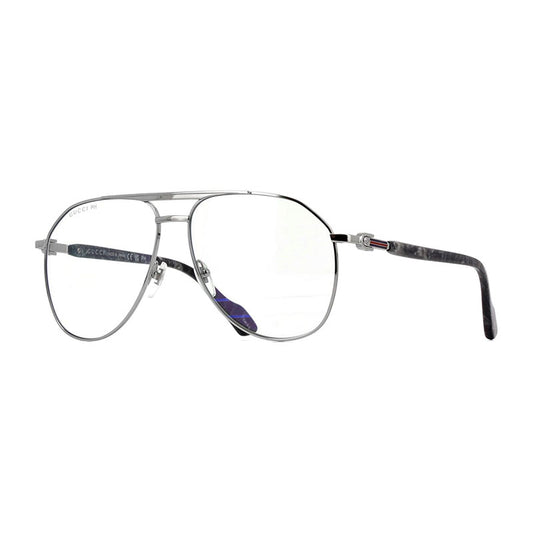 Gucci GG1220S 006 Silver/Transparent To Blue Photochromic 59mm