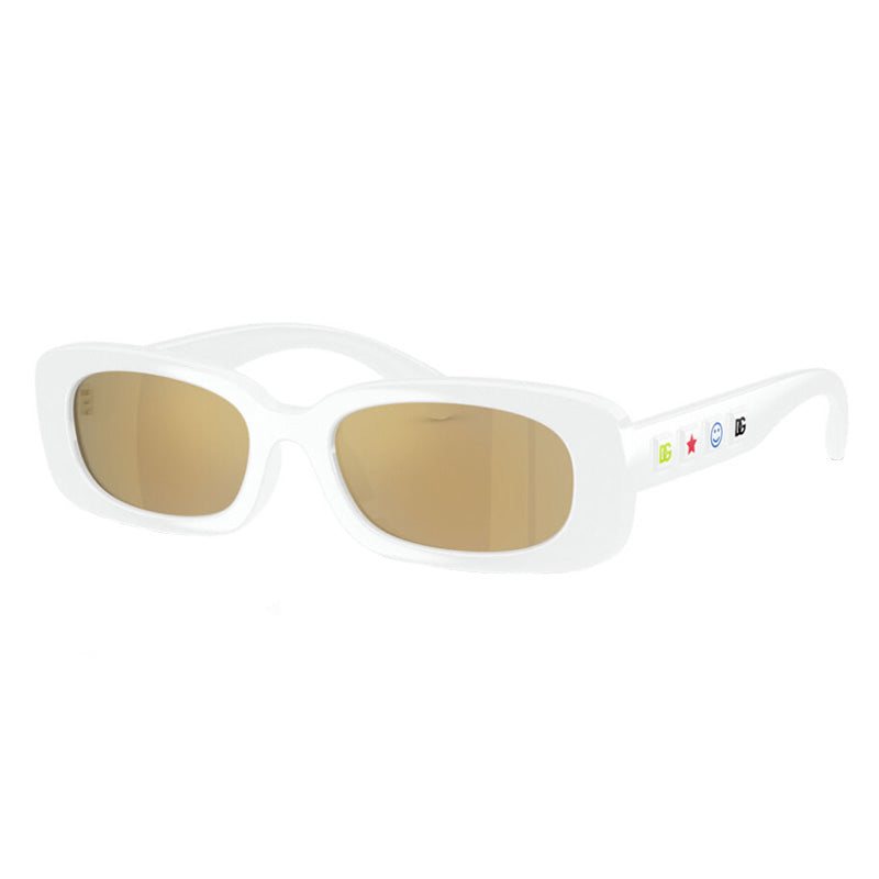 Dolce & Gabbana DX6006U 33127P White/Brown Mirror Gold 46mm